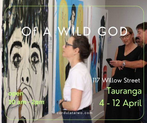 people at an exhibition