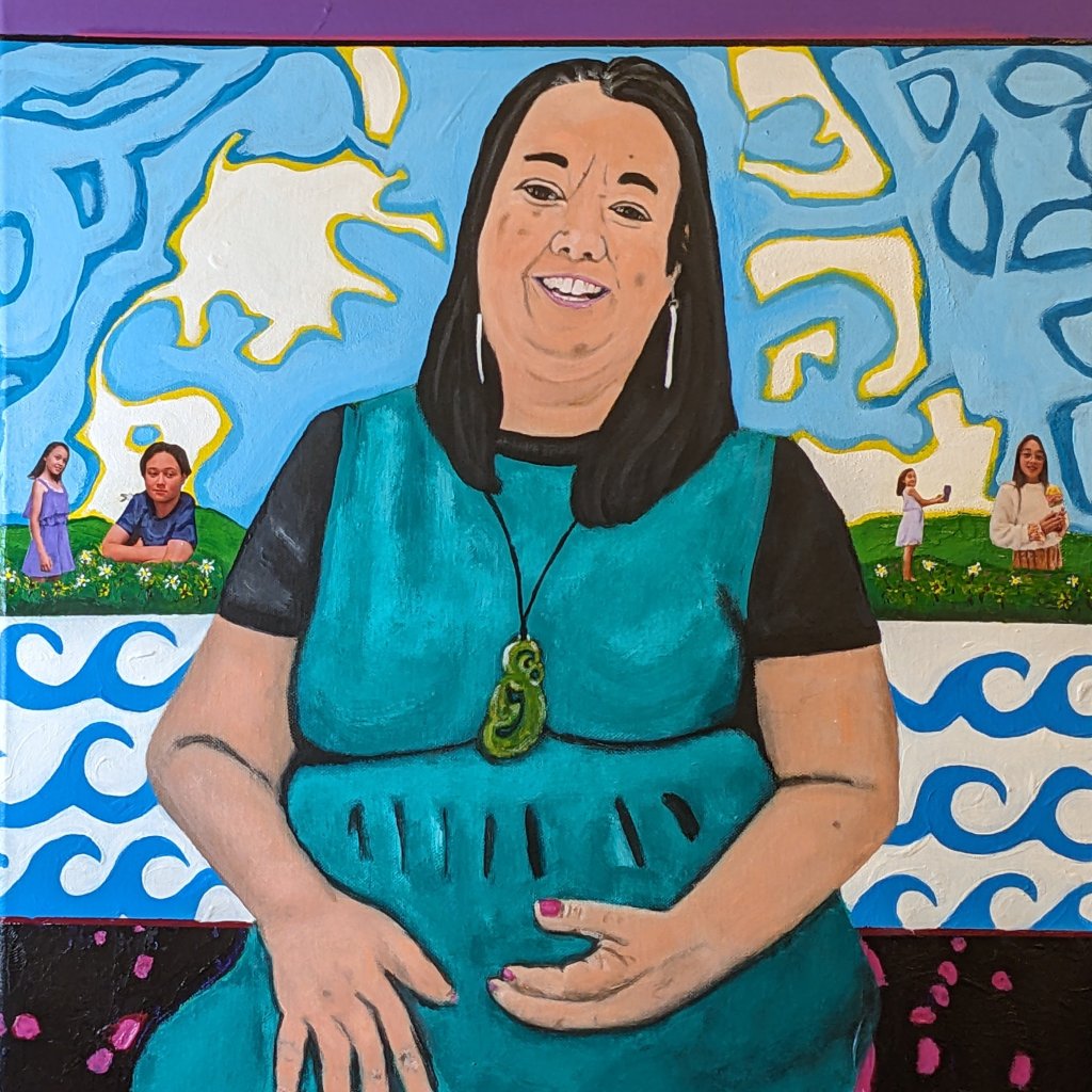 painting of Kirsty Maxwell