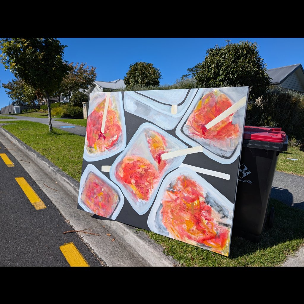 bad food in throw away containers