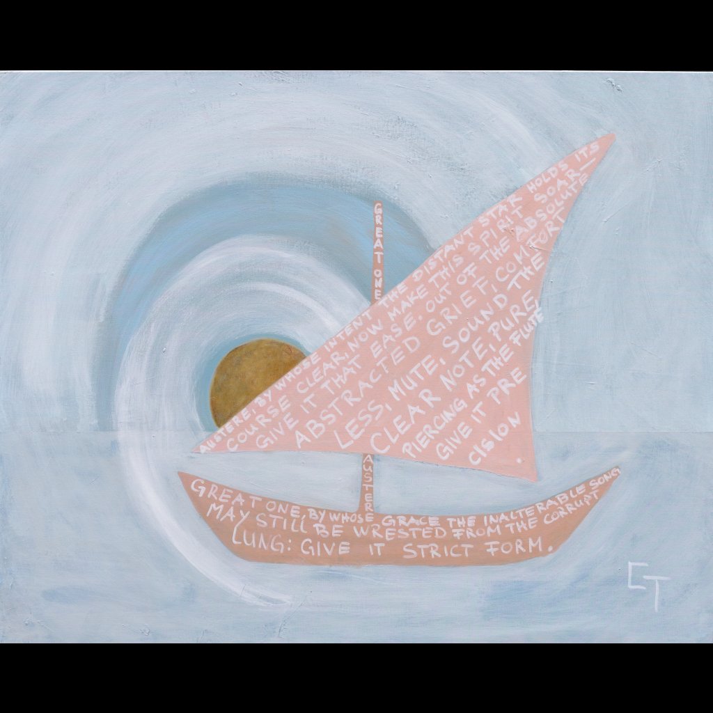 a little boat on the sea